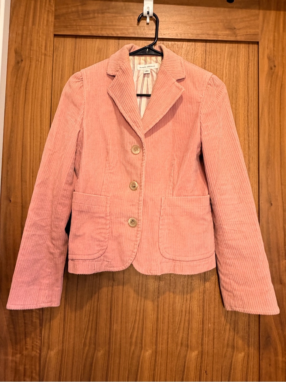 Banana Republic Pink Corduroy Blazer Jacket